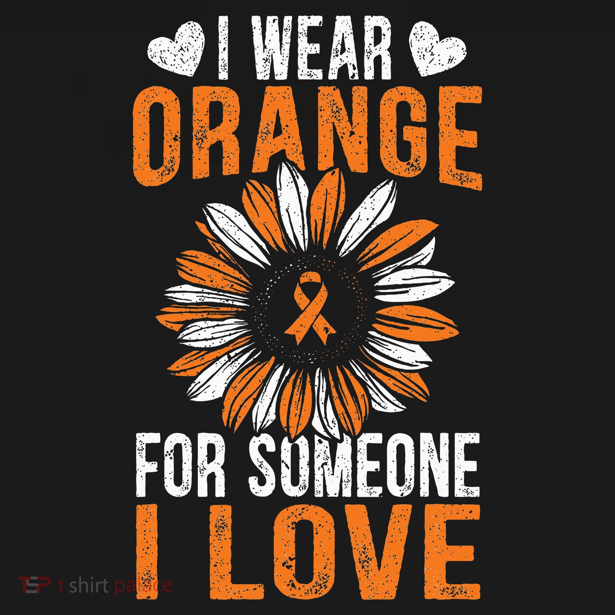 I Wear Orange For Someone I Love Leukemia Awareness Women's Hoodie