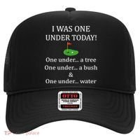 I Was One Under Today, Funny Golf Golfer Lovers Game Tee TShirt Hat thumb 0