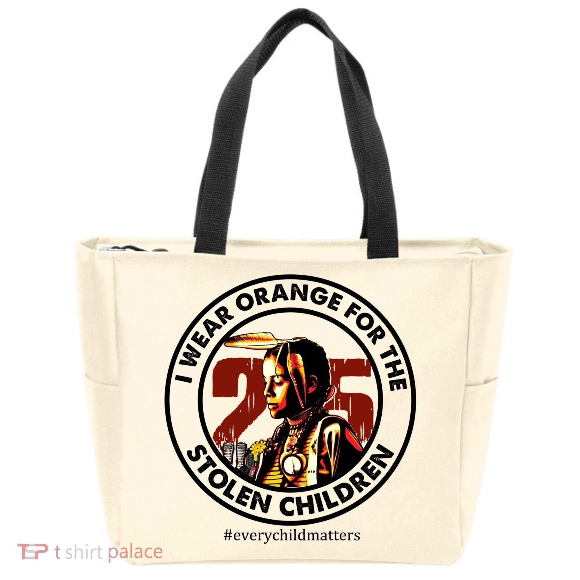 I Wear Orange For Stolen Children Every Child Matters Tote Bag