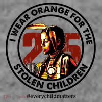 I Wear Orange For Stolen Children Every Child Matters Toddler Hoodie thumb 2