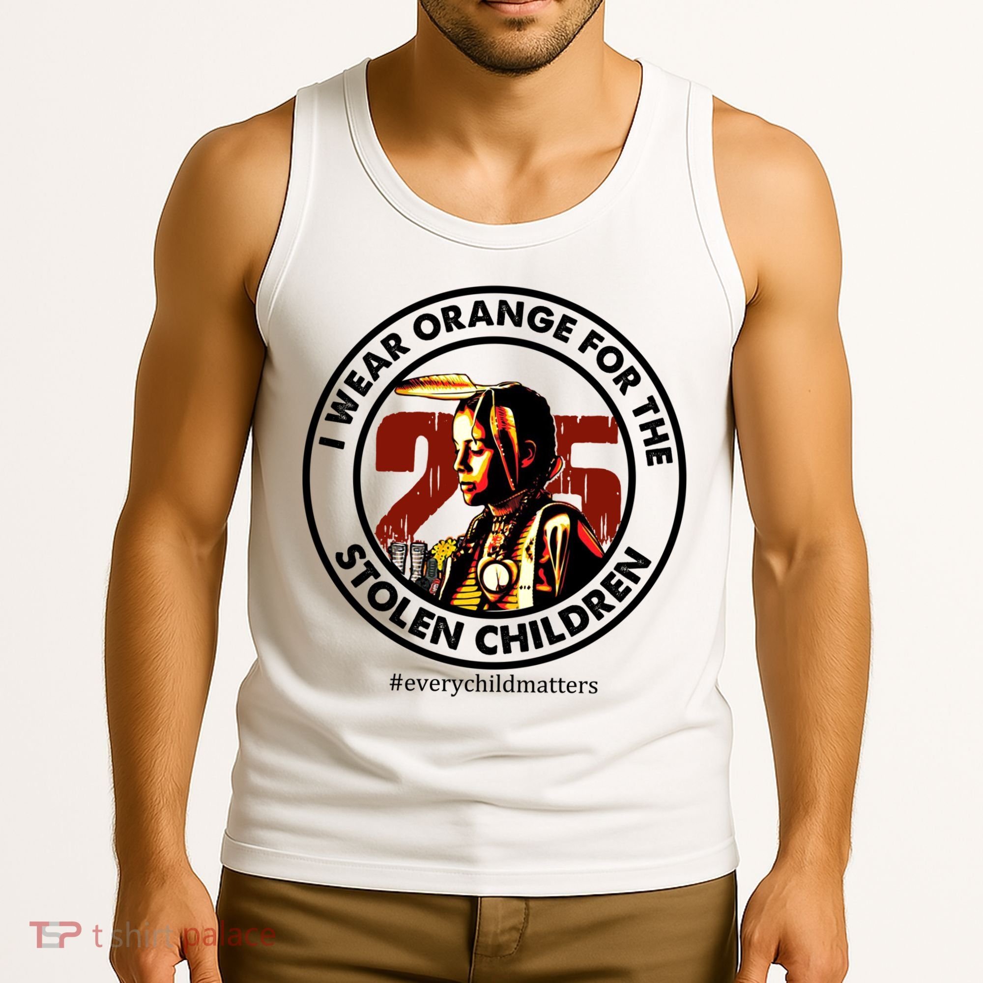 I Wear Orange For Stolen Children Every Child Matters Tank Top