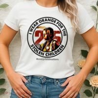 I Wear Orange For Stolen Children Every Child Matters Women's T-Shirt thumb 2