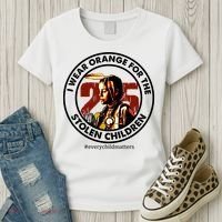I Wear Orange For Stolen Children Every Child Matters Women's T-Shirt thumb 3