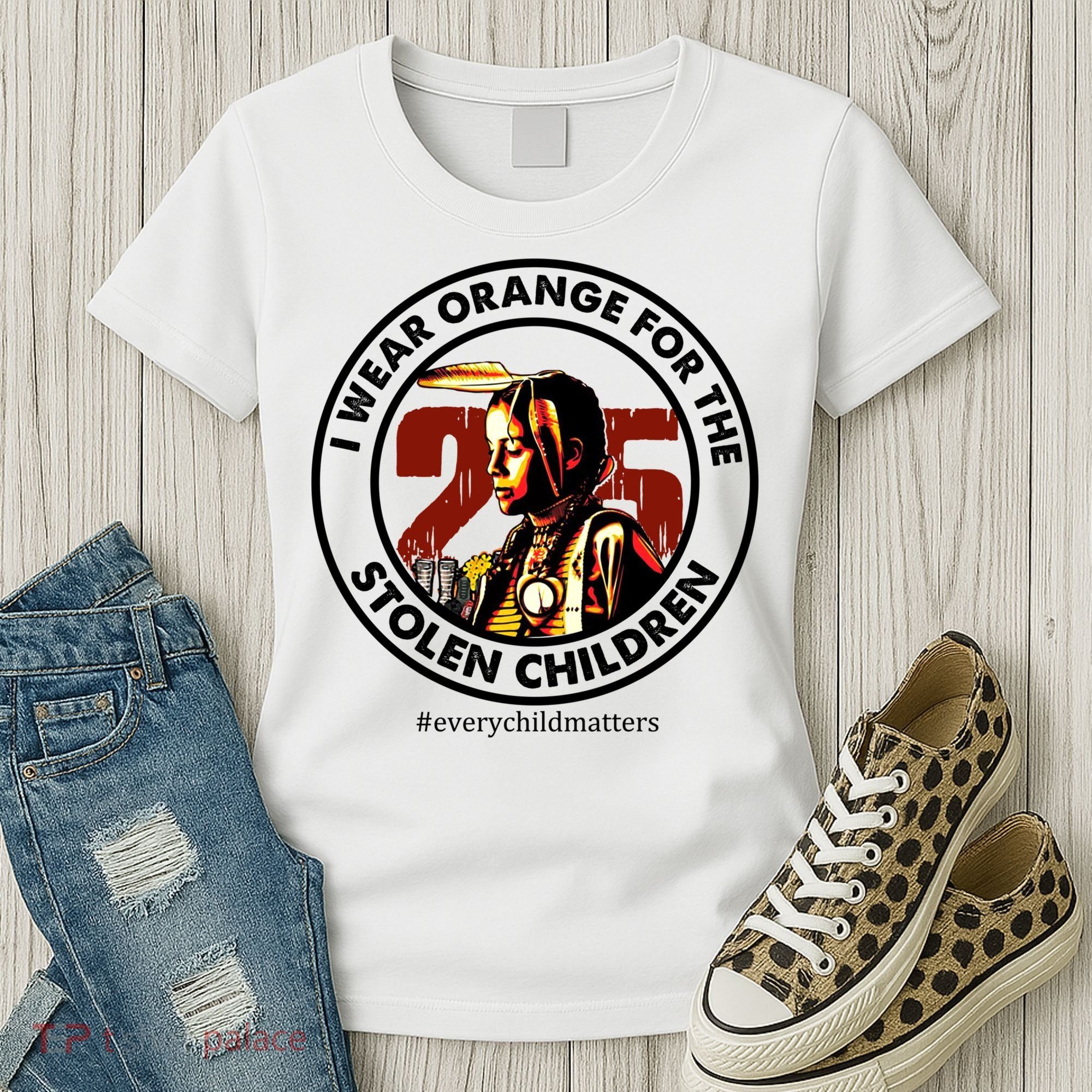 I Wear Orange For Stolen Children Every Child Matters Women's T-Shirt