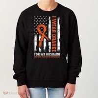  I Wear Orange For My Husband Multiple Sclerosis  Women's Sweatshirt thumb 0