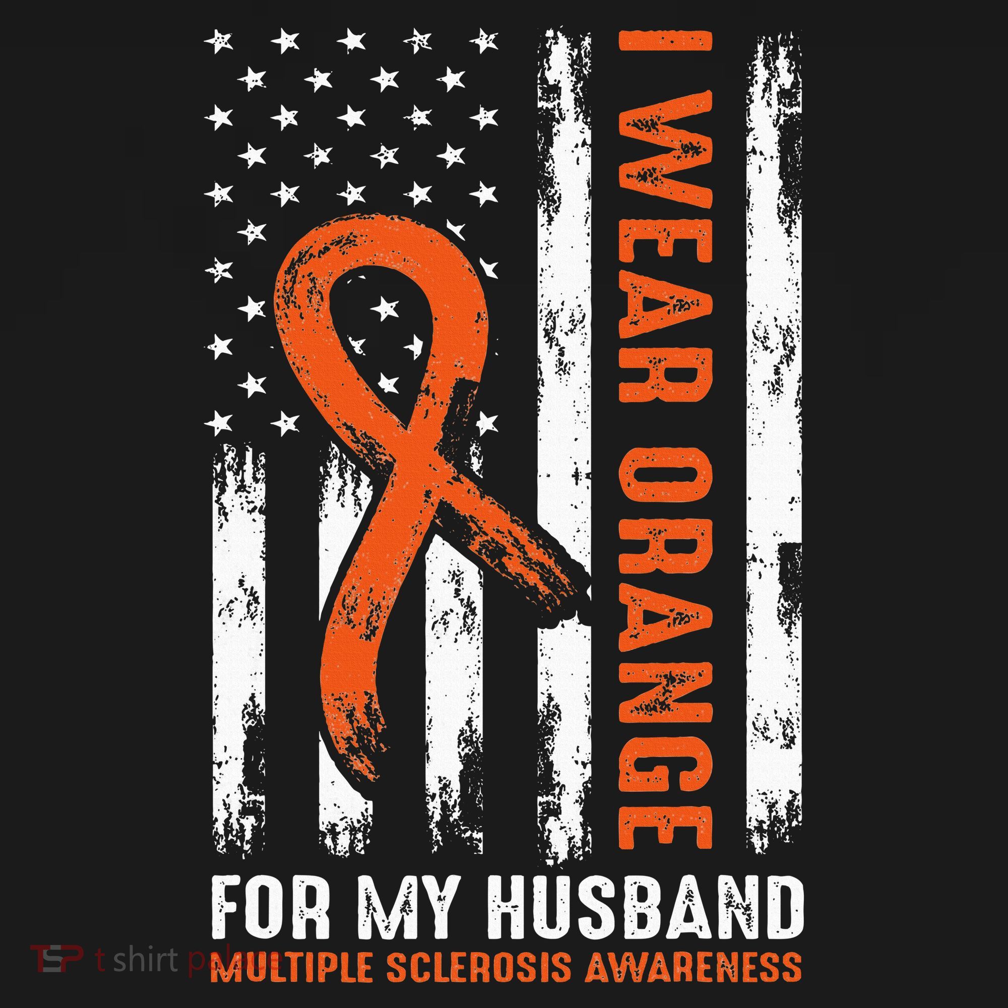  I Wear Orange For My Husband Multiple Sclerosis  Backpack