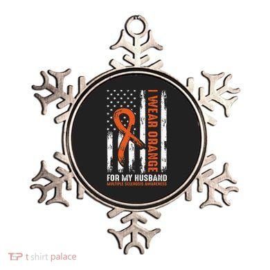  I Wear Orange For My Husband Multiple Sclerosis  Ornament