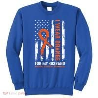  I Wear Orange For My Husband Multiple Sclerosis  Sweatshirt thumb 0