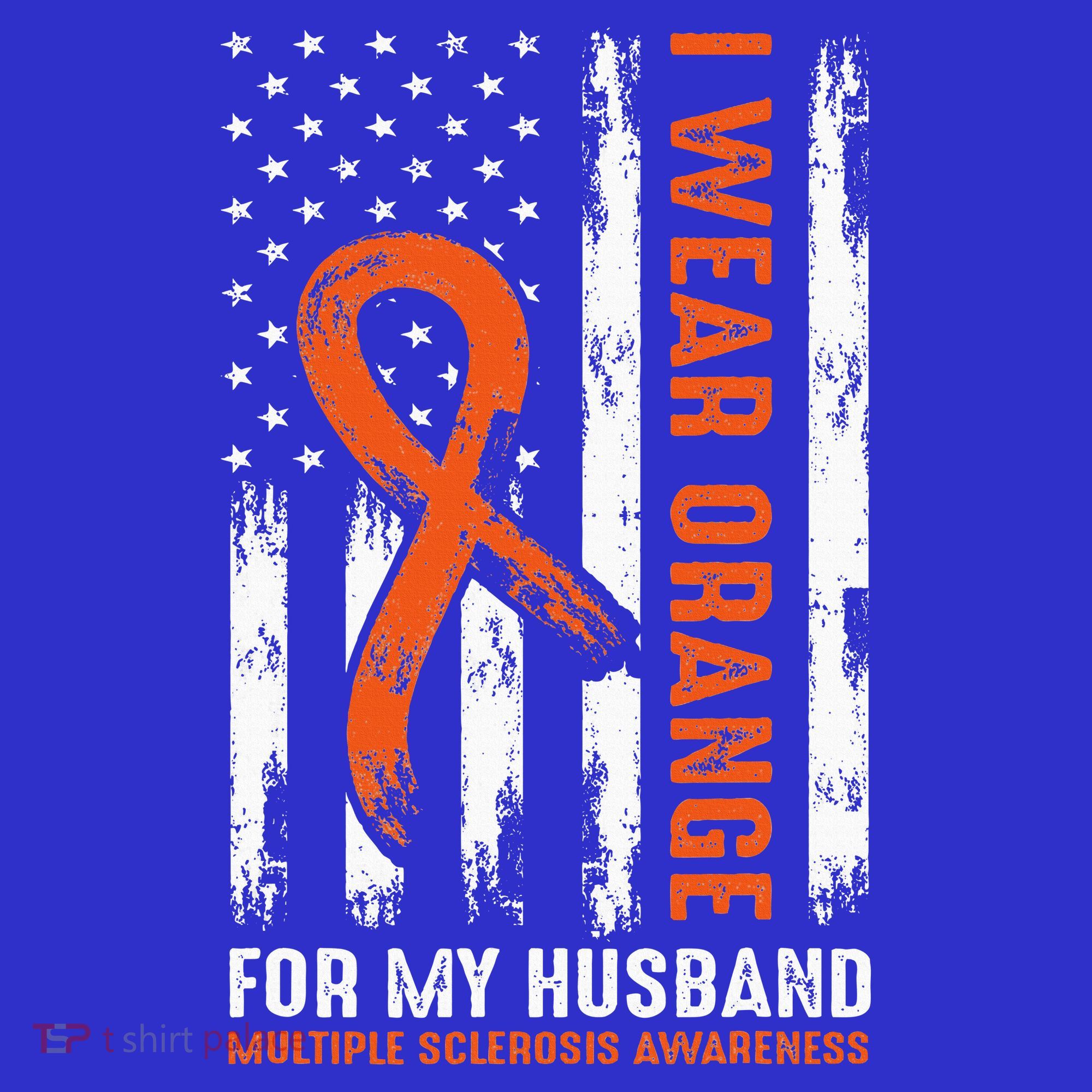  I Wear Orange For My Husband Multiple Sclerosis  Sweatshirt