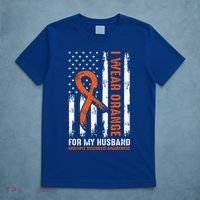  I Wear Orange For My Husband Multiple Sclerosis  T-Shirt thumb 5