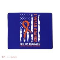  I Wear Orange For My Husband Multiple Sclerosis  Mousepad thumb 0