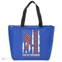  I Wear Orange For My Husband Multiple Sclerosis  Tote Bag thumb 0
