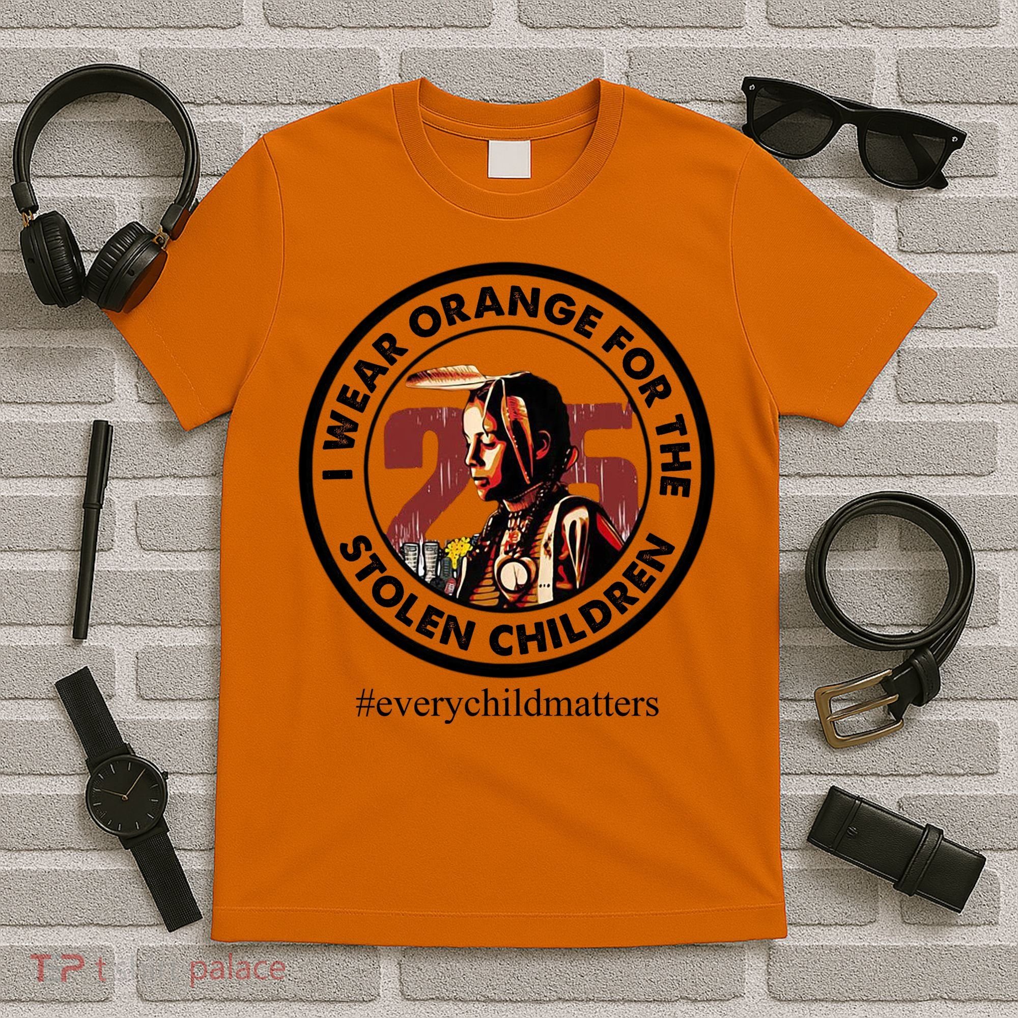 I Wear Orange For The Stolen Children Every Child Matters T-Shirt