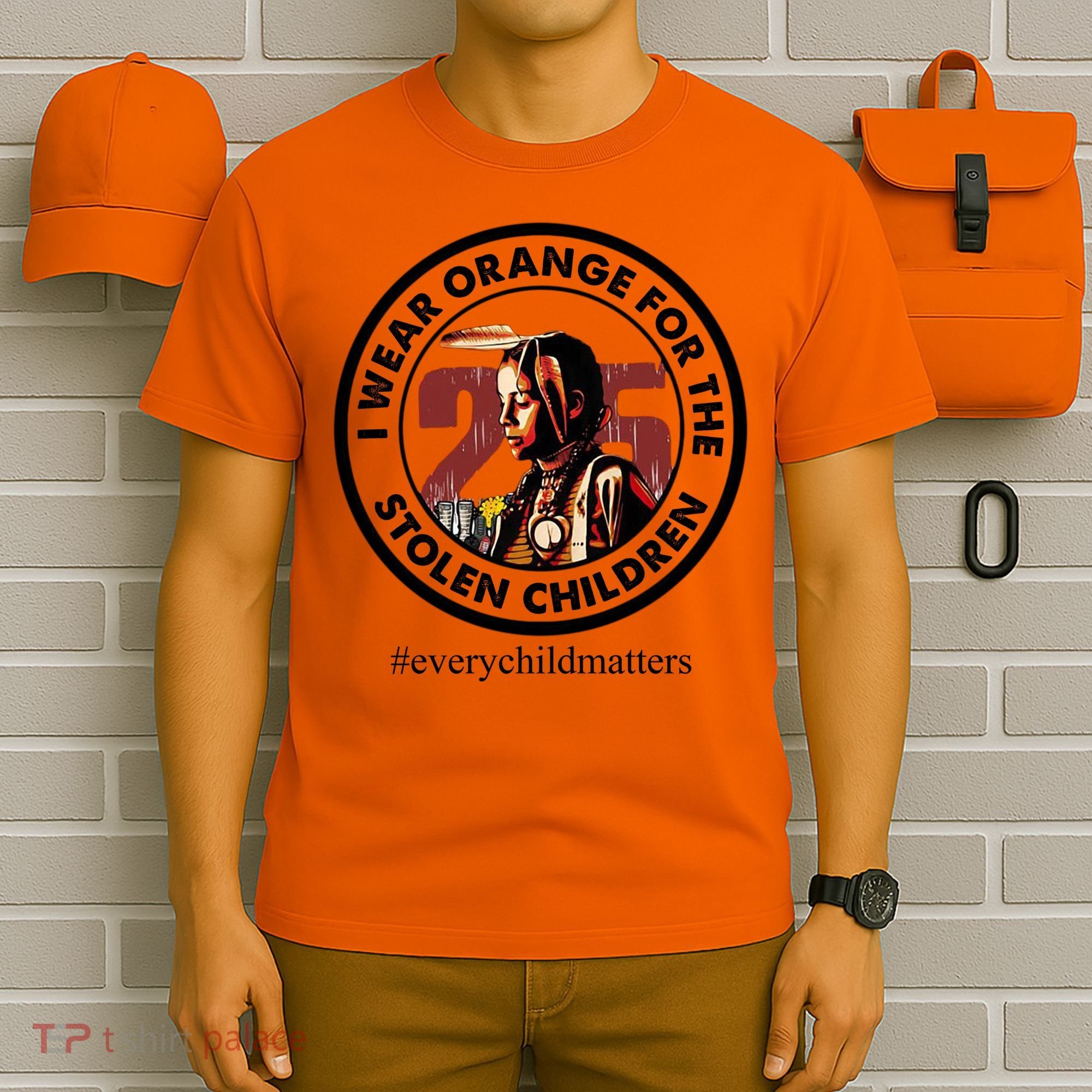 I Wear Orange For The Stolen Children Every Child Matters T-Shirt