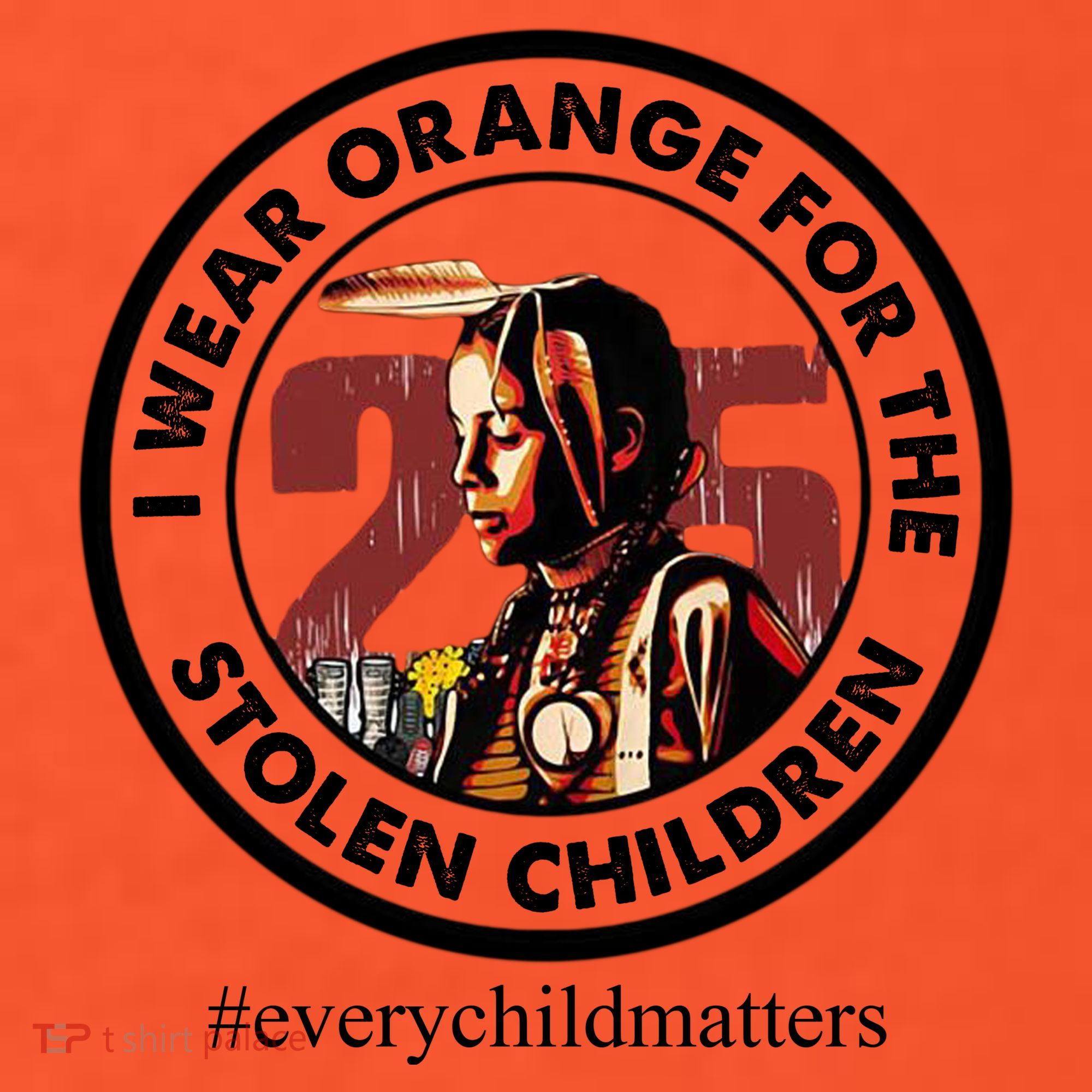 I Wear Orange For The Stolen Children Every Child Matters Mousepad