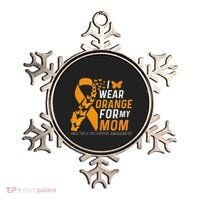 I Wear Orange For My Moms Ms Multiple Sclerosis Awareness Ornament thumb 0