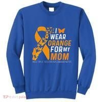 I Wear Orange For My Moms Ms Multiple Sclerosis Awareness Sweatshirt thumb 0