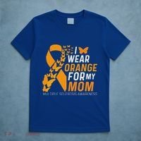 I Wear Orange For My Moms Ms Multiple Sclerosis Awareness T-Shirt thumb 5