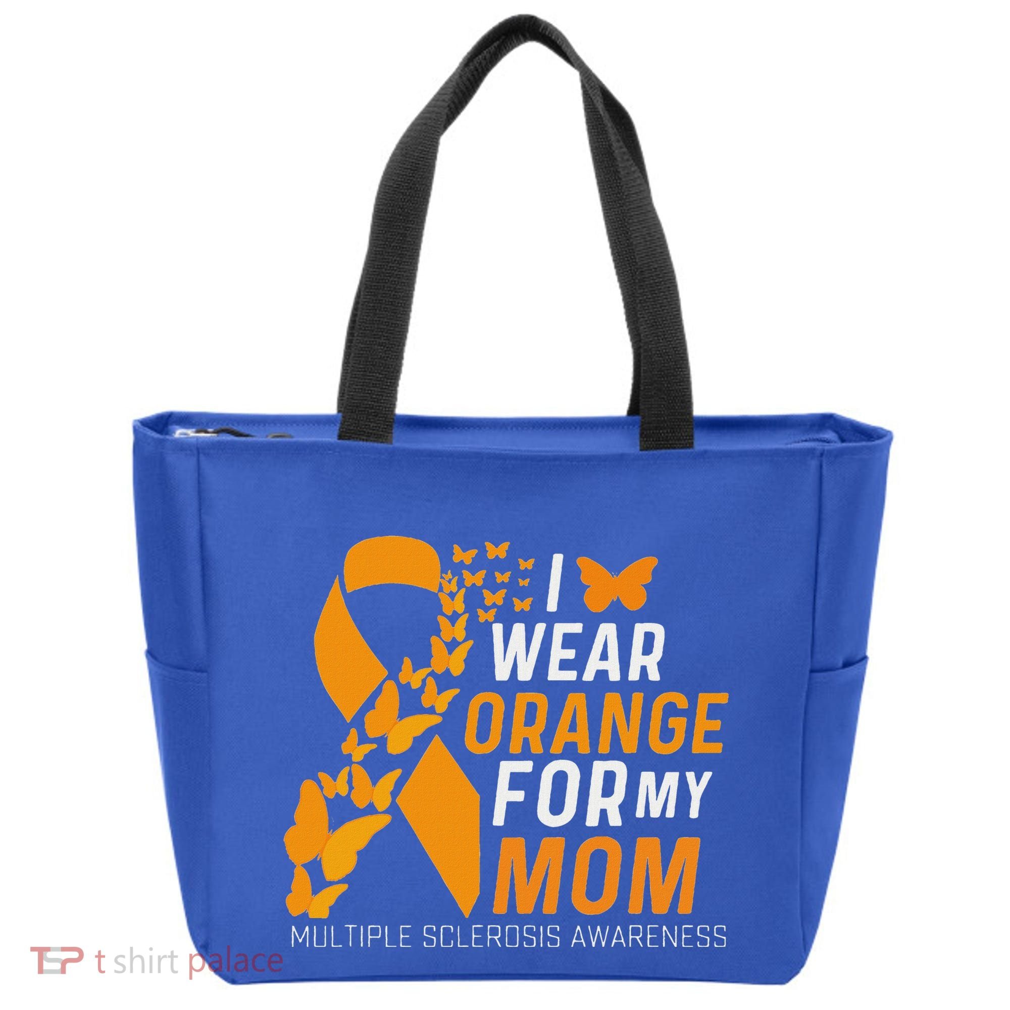 I Wear Orange For My Moms Ms Multiple Sclerosis Awareness Tote Bag
