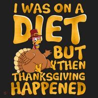 I Was On A Diet But Then Thanksgiving Happened Beanie thumb 2