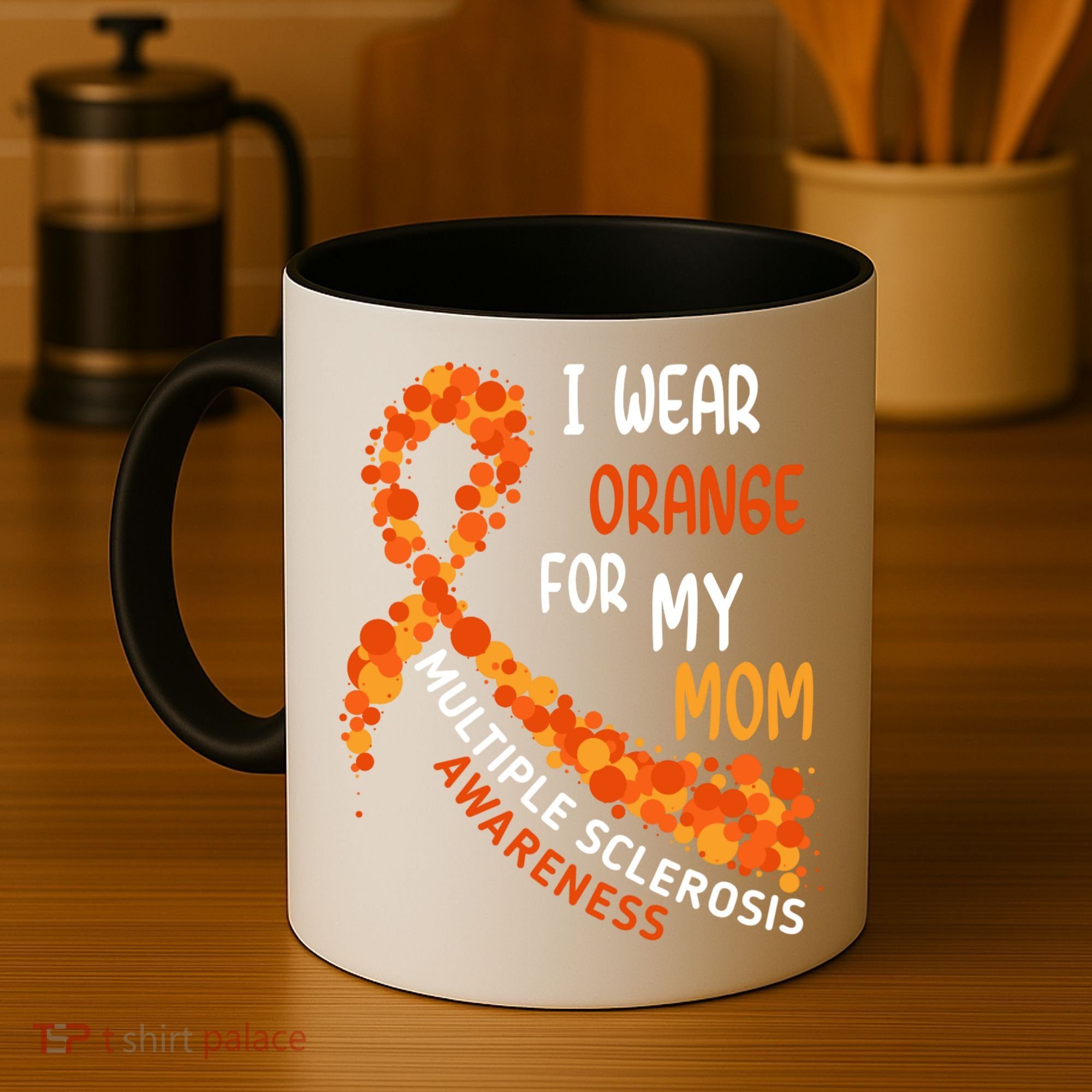 I Wear Orange For My Mom Multiple Sclerosis Awareness Coffee Mug
