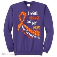 I Wear Orange For My Mom Multiple Sclerosis Awareness Sweatshirt thumb 0