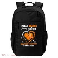 I Wear Orange For My Sister Multiple Sclerosis Ms Cool Gift Backpack thumb 0