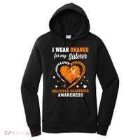 I Wear Orange For My Sister Multiple Sclerosis Ms Cool Gift Women's Hoodie thumb 0