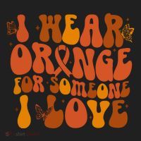 I Wear Orange For Someone I Love Ms Awareness Women's Sweatshirt thumb 2
