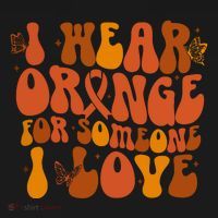 I Wear Orange For Someone I Love Ms Awareness Tote Bag thumb 4