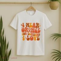 I Wear Orange For Someone I Love Ms Awareness T-Shirt thumb 2