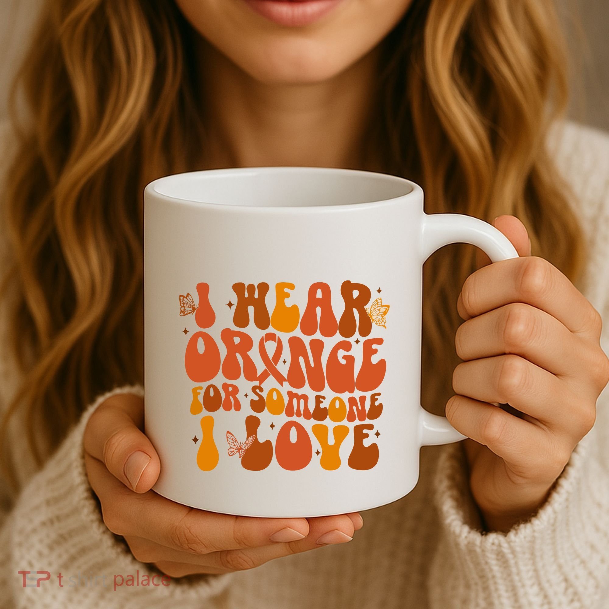 I Wear Orange For Someone I Love Ms Awareness Coffee Mug