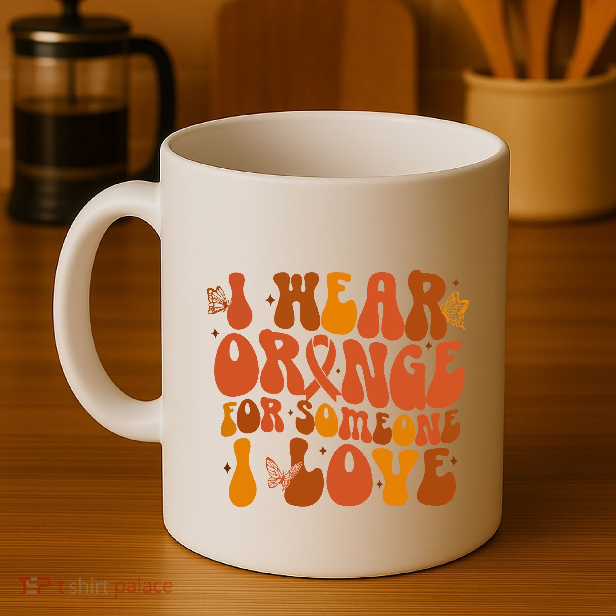 I Wear Orange For Someone I Love Ms Awareness Coffee Mug