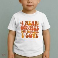 I Wear Orange For Someone I Love Ms Awareness Toddler T-Shirt thumb 2