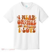 I Wear Orange For Someone I Love Ms Awareness Kids T-Shirt thumb 0