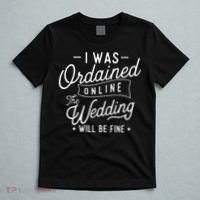 I Was Ordained Online Ordained Minister Wedding Officiant T-Shirt thumb 5