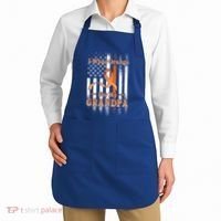 I Wear Orange Grandpa Multiple Sclerosis Ms Flag Funny Gift Apron thumb 2