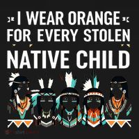 I Wear Orange For Every American Native Child Indian Pride Apron thumb 3