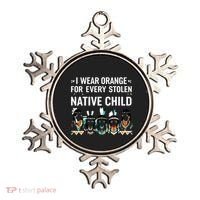 I Wear Orange For Every American Native Child Indian Pride Ornament thumb 0