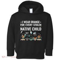 I Wear Orange For Every American Native Child Indian Pride Toddler Hoodie thumb 0