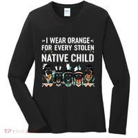 I Wear Orange For Every American Native Child Indian Pride Women's Long Sleeve Shirt thumb 0