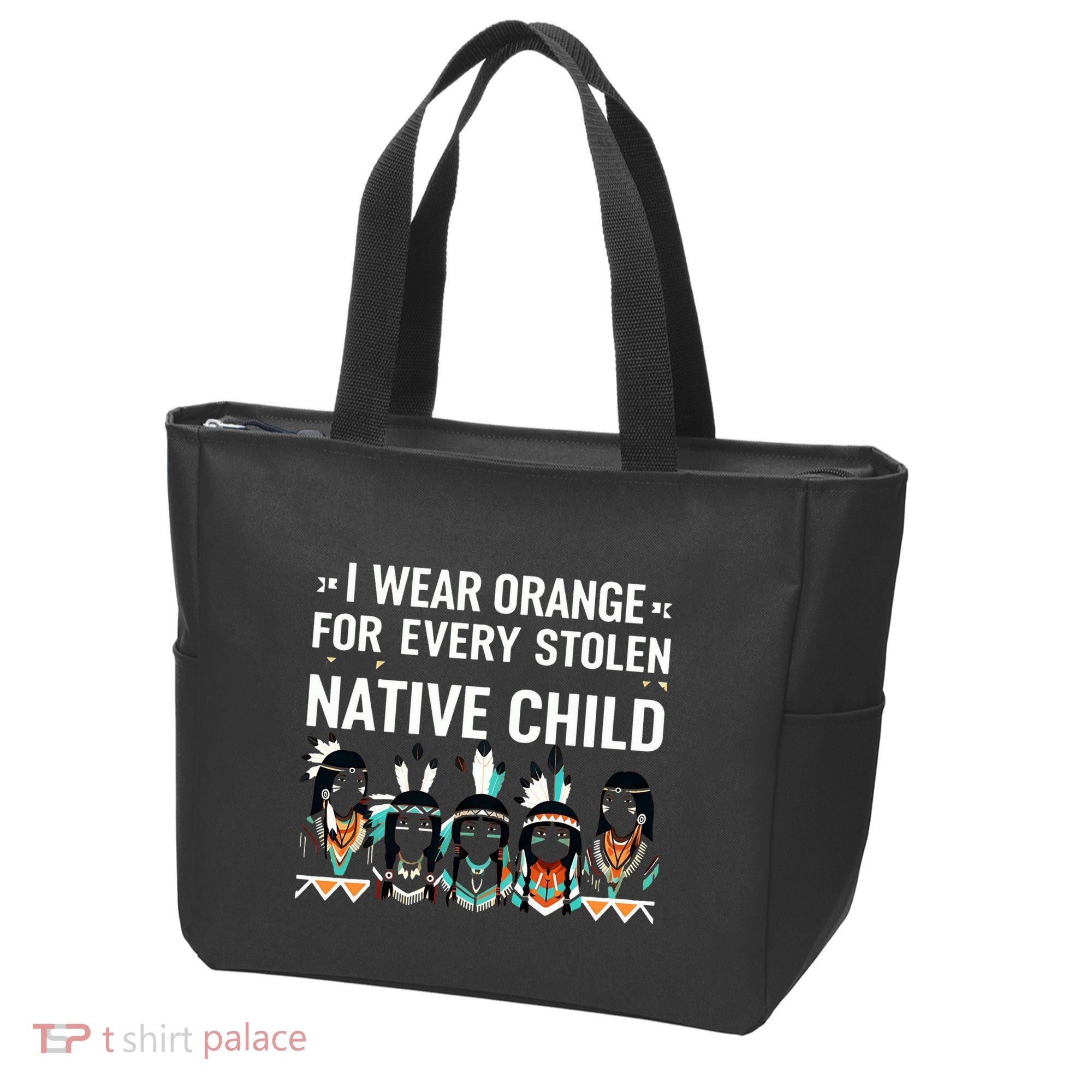I Wear Orange For Every American Native Child Indian Pride Tote Bag