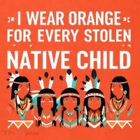 I Wear Orange For Every American Native Child Indian Pride Mousepad thumb 1