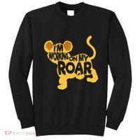 IM Working On My Roar Lion Whisperer Safari Wildlife Animal Sweatshirt thumb 0