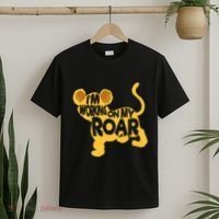 IM Working On My Roar Lion Whisperer Safari Wildlife Animal T-Shirt thumb 2