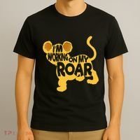 IM Working On My Roar Lion Whisperer Safari Wildlife Animal T-Shirt thumb 3