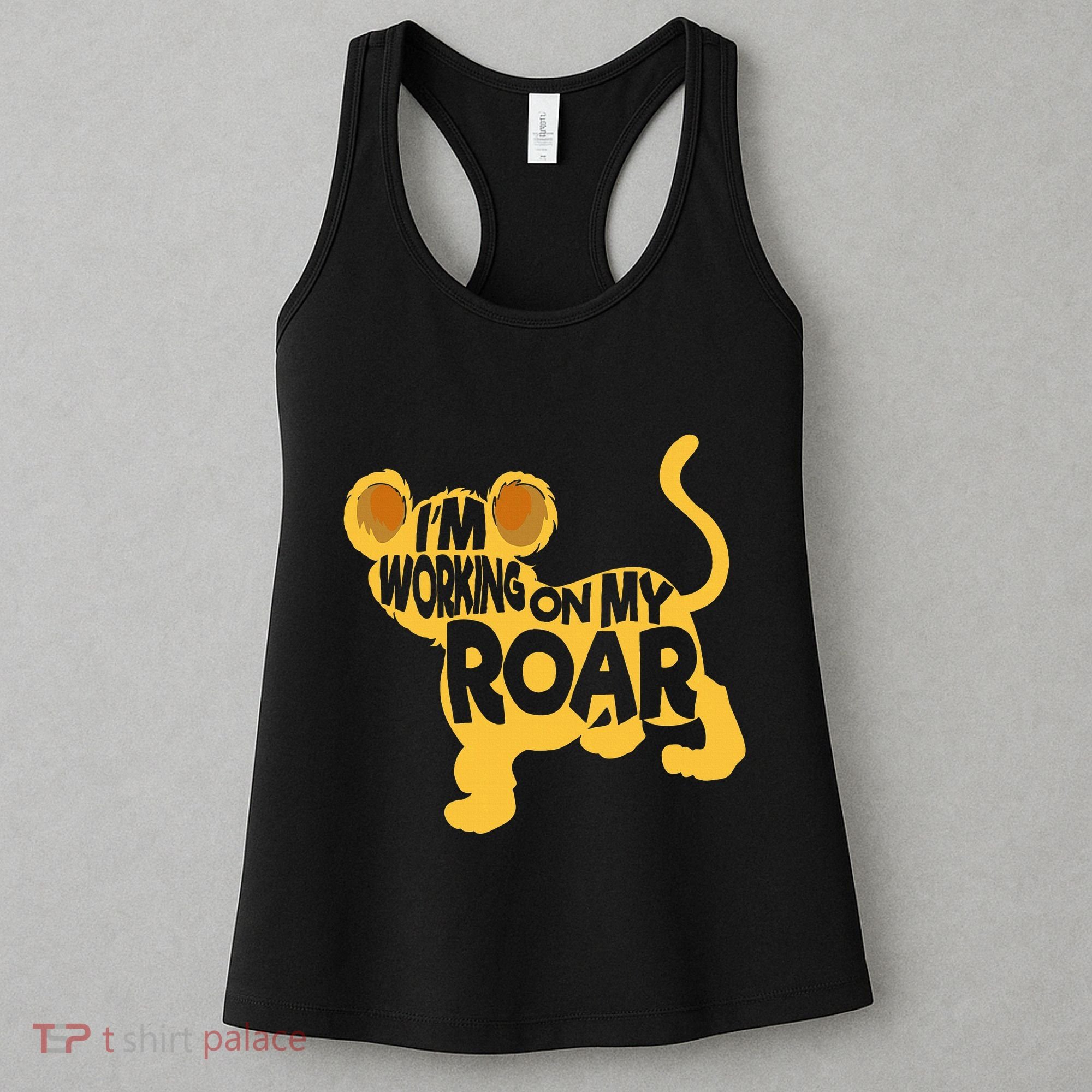 IM Working On My Roar Lion Whisperer Safari Wildlife Animal Women's Tank Top