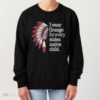 I Wear Orange For Every American Native Child Women's Sweatshirt thumb 0