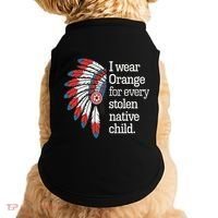 I Wear Orange For Every American Native Child Doggie Tank thumb 0