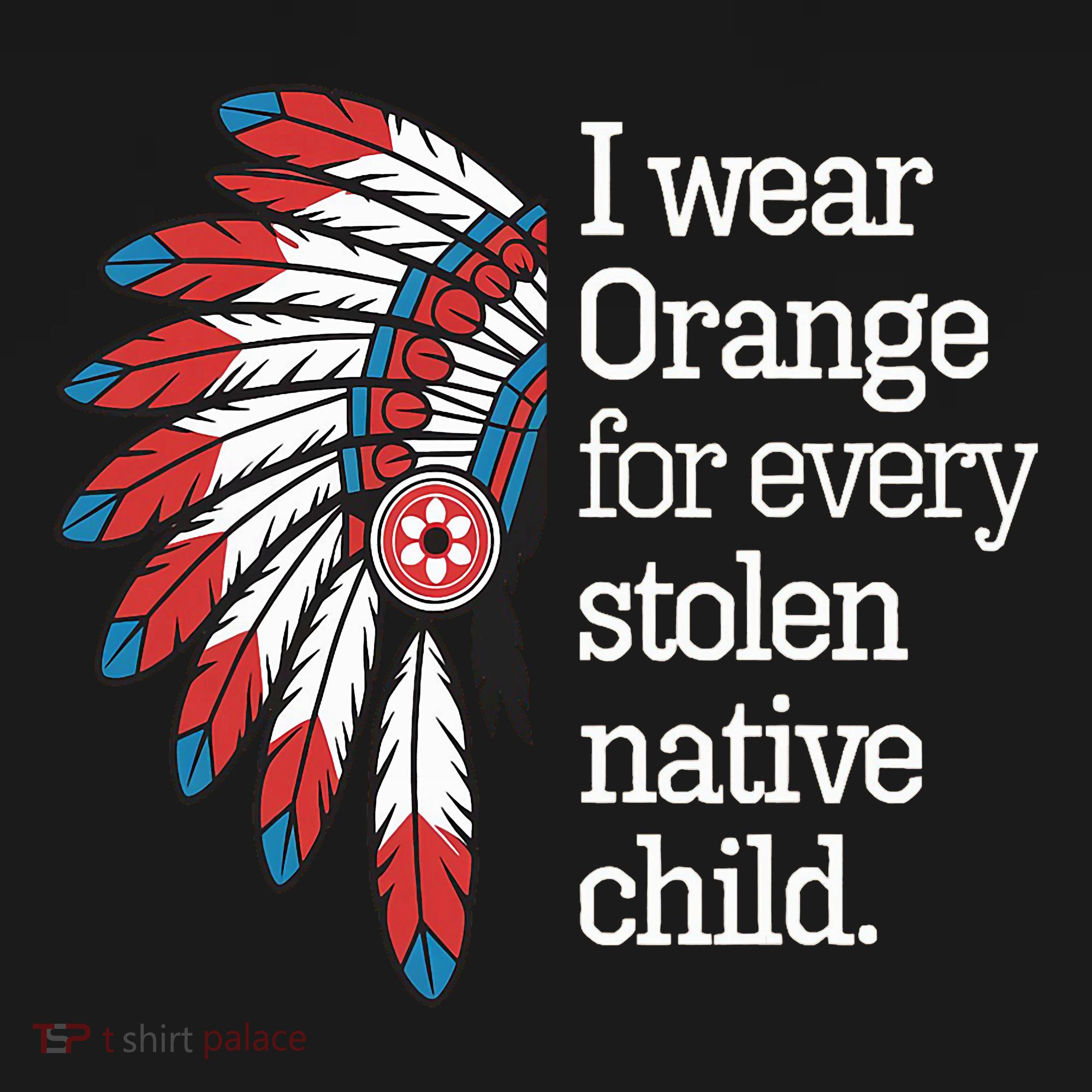 I Wear Orange For Every American Native Child Apron